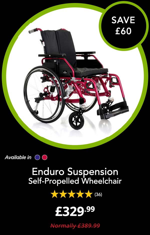 Enduro Suspension Self-Propelled Wheelchair