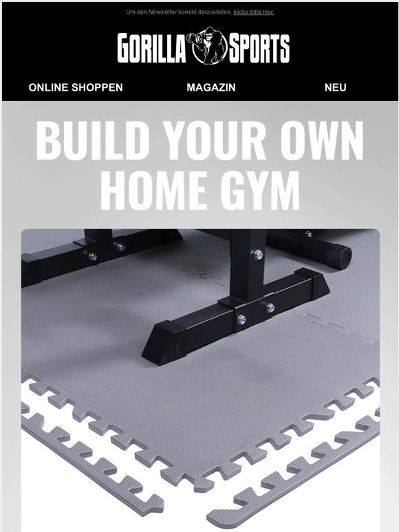 Gorillasports - Bodybuilding und Kraftsport: Build your own HOME GYM