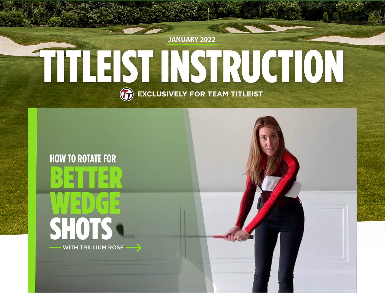 Titleist How to Hit Better Wedge Shots Milled