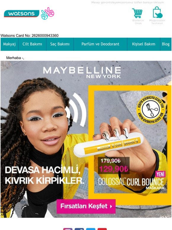 -Annda Kvrk ve Hacimli Kirpikler iin Curl Bounce!