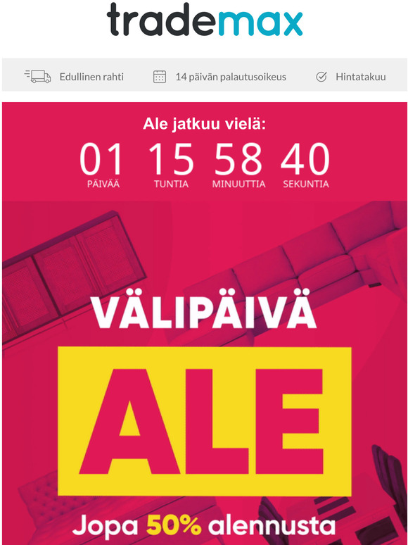 VlipivALE - vain tunteja jljell! 