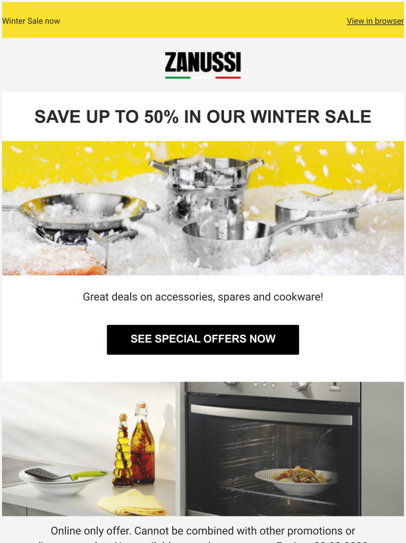 Winter Sale - Up to 50% off!