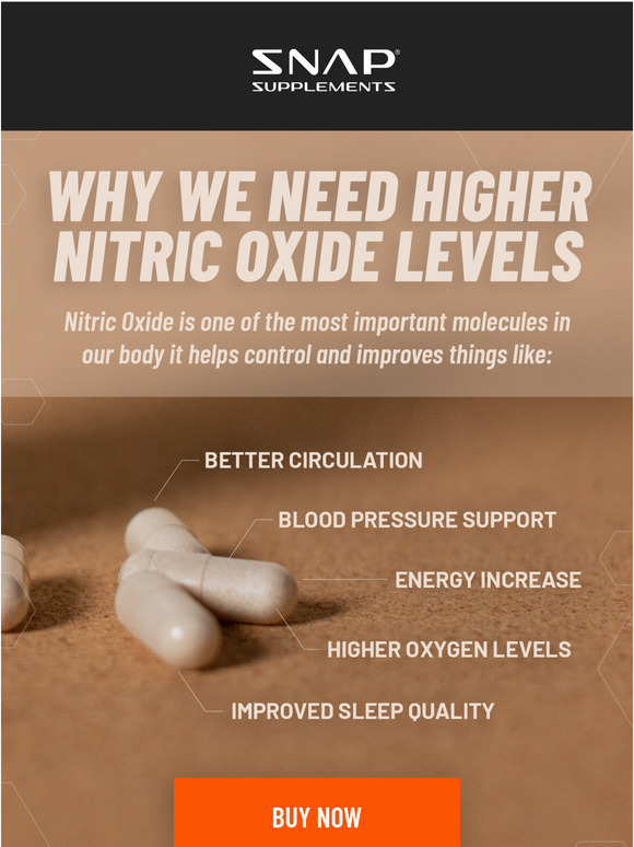 Snap Supplements The Miracle Molecule Nitric Oxide Milled