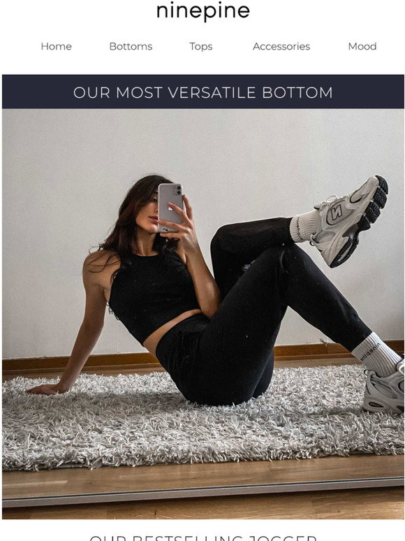 Nine-Pine: RESTOCKED // ASANA JOGGER 