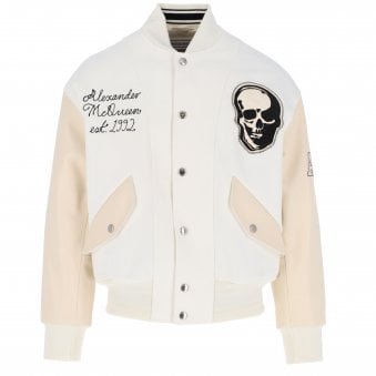 Varsity Jacket White/Ivory