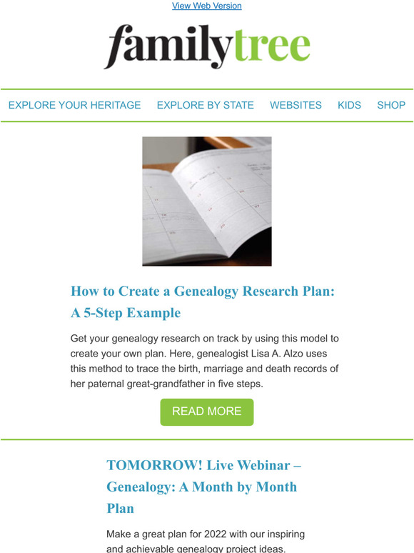 how to create a genealogy research plan