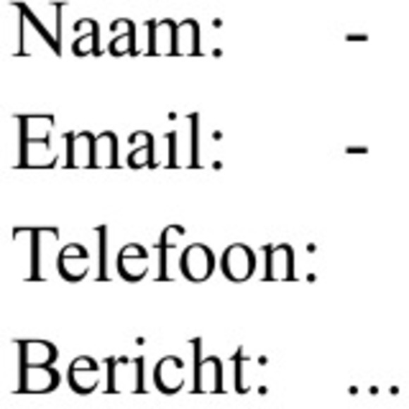 Bericht verzonden