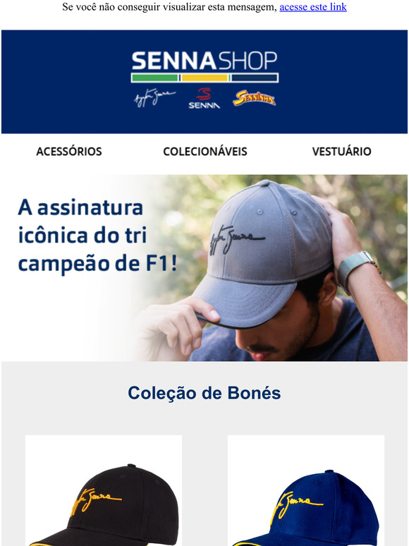 Ayrton Senna Shop: Os bons com a assinatura de Ayrton Senna! | Milled
