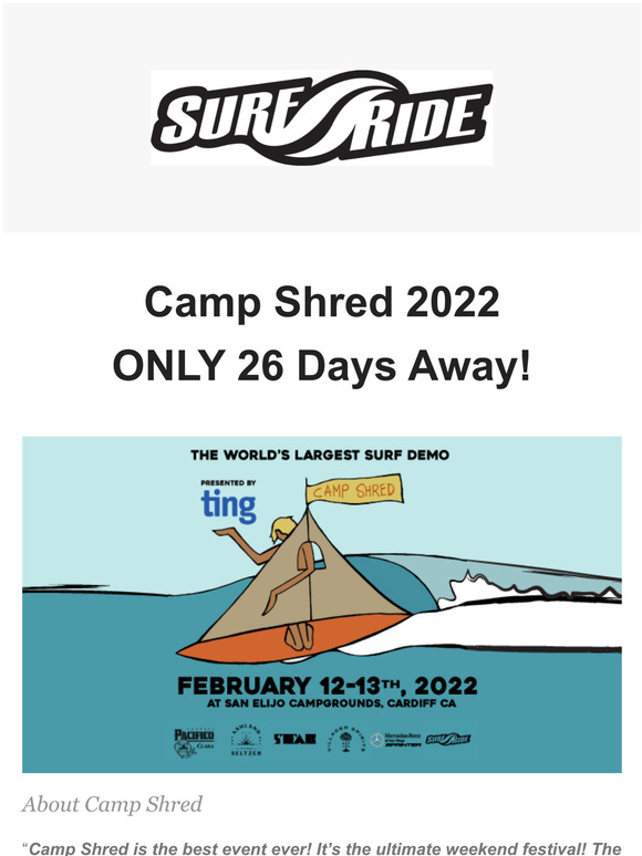  Camp Shred Feb 12-13th Sign Up Now!