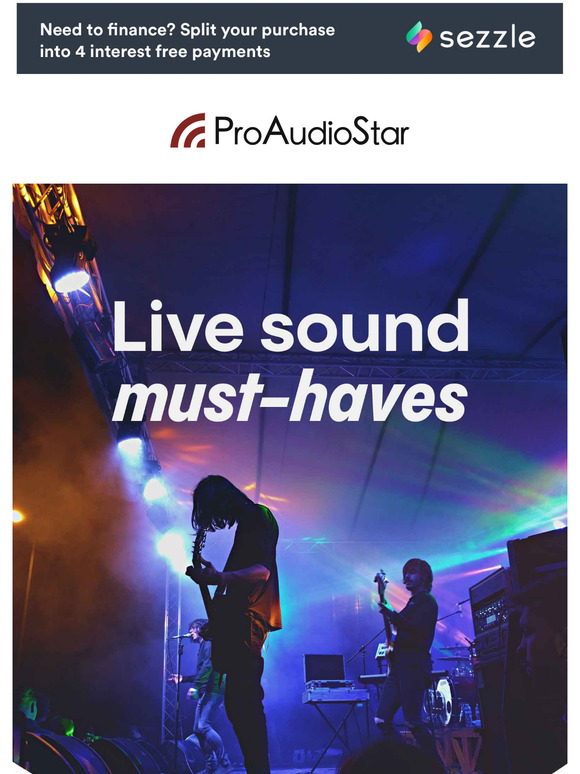 ProAudioStar Live Sound Must Haves 2022 Edition Milled