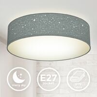 Deckenleuchte Stoff Sternen-Licht Textil Lampe