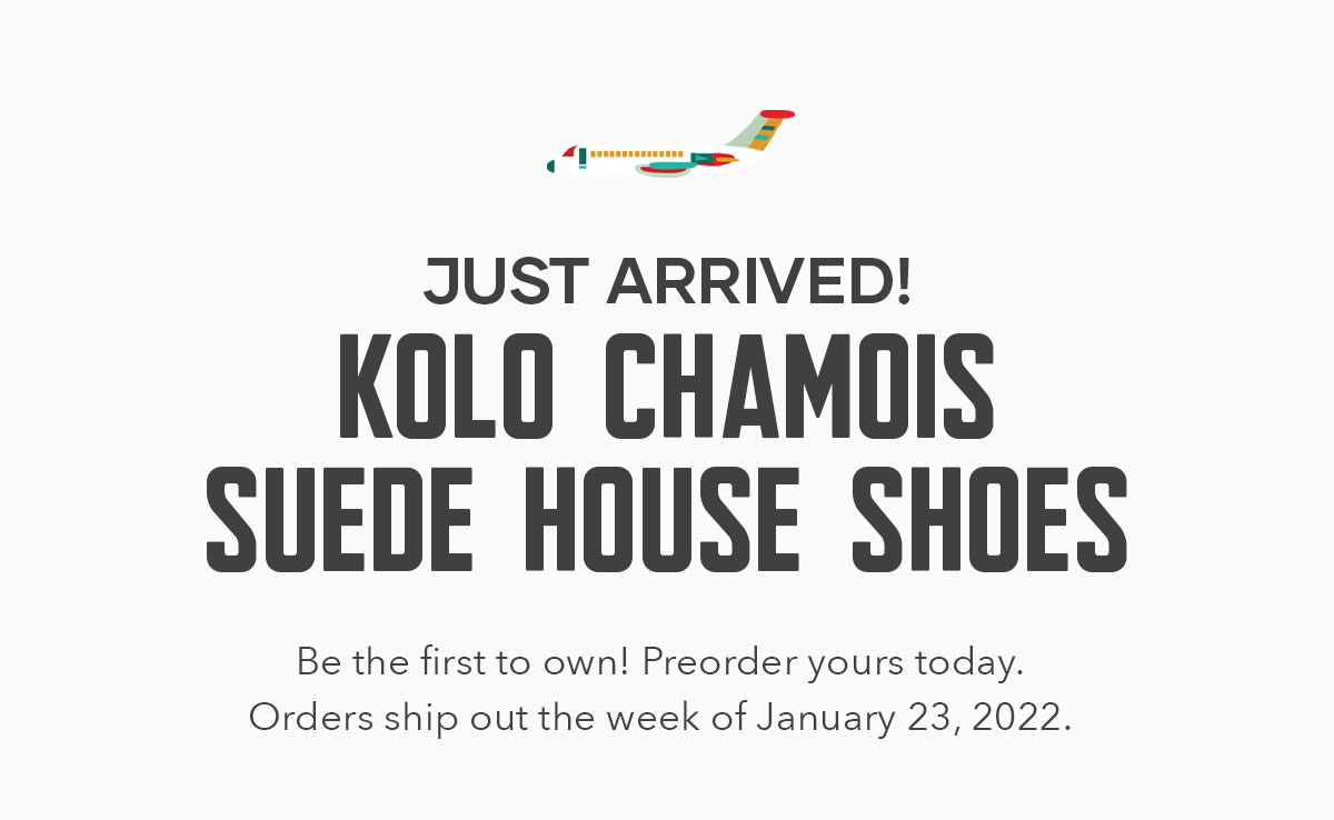 Topdrawer Introducing The New Kolo Nico Chamois Suede House Shoes