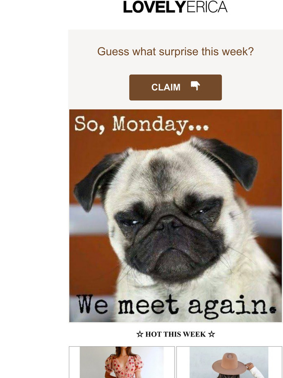 Again! Weekly mysterious box! Beat Monday Blues