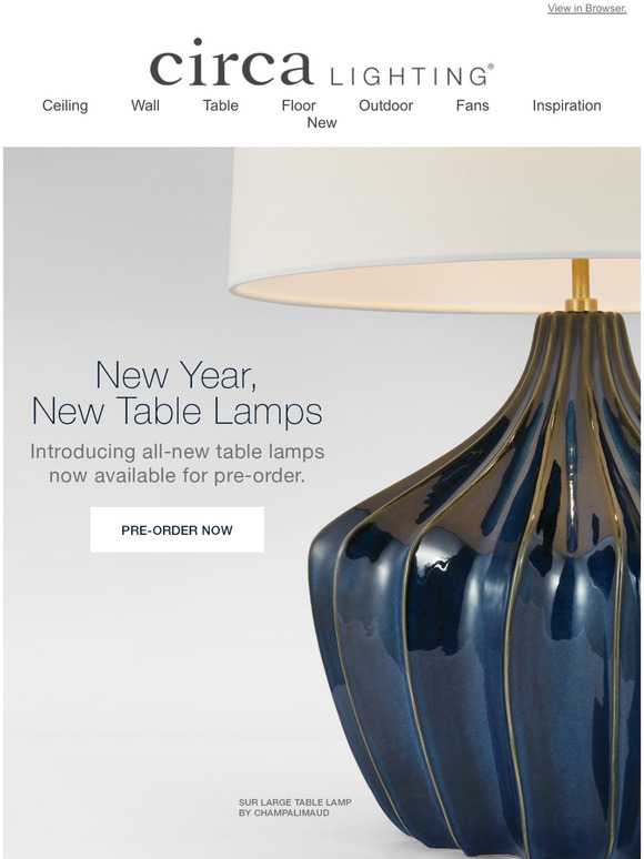 Circa Lighting introducing allnew table lamps Milled