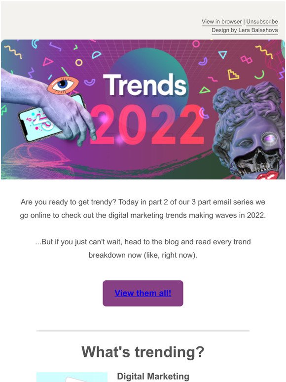 UX design, digital marketing, and e-commerce trends to watch in 2022 