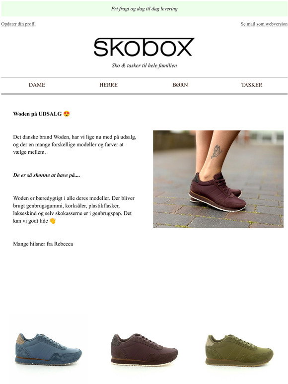 Håndskrift Gods køber Skobox: Sneakers p UDSALG | Milled
