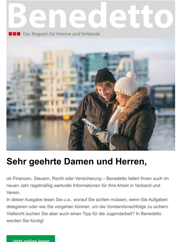 Benedetto - Magazin fr Vereine und Verbnde