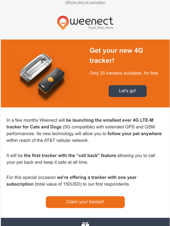 Try out our new tracker for free !