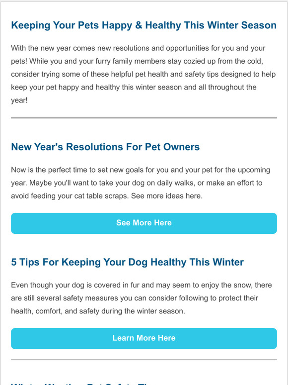 January Tips & Tricks From MetLife Pet Insurance