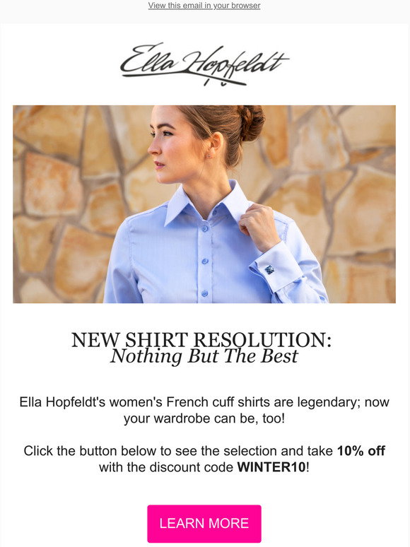 Perfect Women's Dress Shirt With Flowers | ELLA HOPFELDT