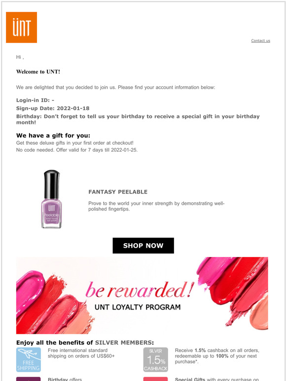 Welcome to UNT! Receive a free gift with purchase!