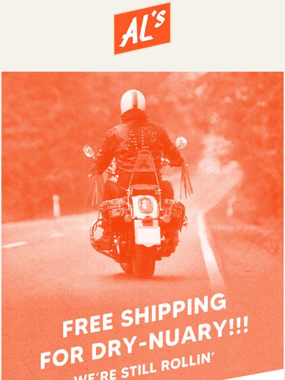   Have you heard about our offer? Treat your tastebuds this January with FREE SHIPPING! 
