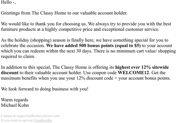 A  cash bonus has been added to your account. Redeem it now, time is ticking..  