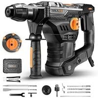 TACKLIFE Bohrhammer, Elektromeißel 1500W, 7J, 4350BPM, 900RPM