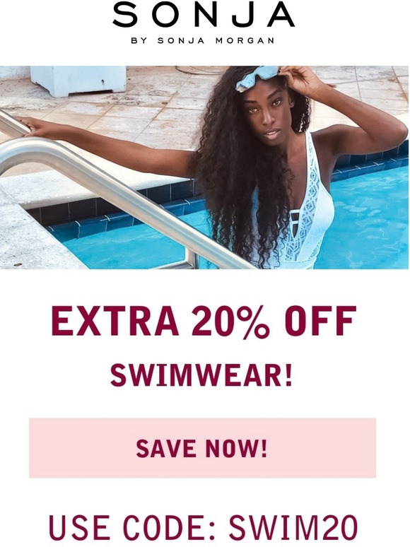 Extra 20% OFF Swimwear! Use code: SWIM20