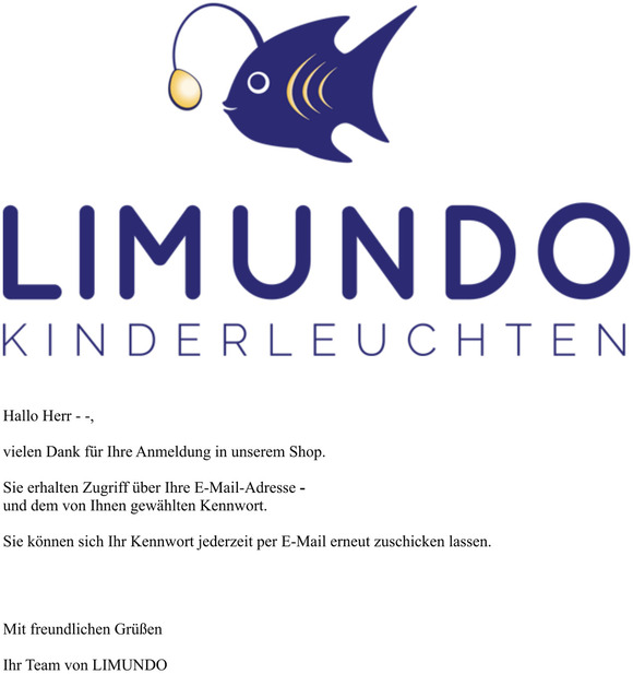 Ihre Anmeldung bei LIMUNDO