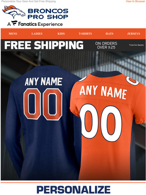 Denver Broncos Fan Shop: 2020 Salute to Service Gear, On-Field In November