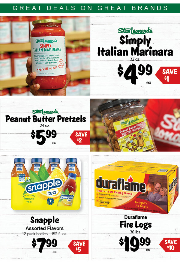 Stew Leonard's Gift Baskets Weekly Specials Shrimp, Sirloin and More