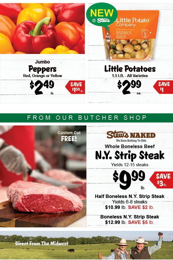 Stew Leonard's Gift Baskets Weekly Specials Shrimp, Sirloin and More