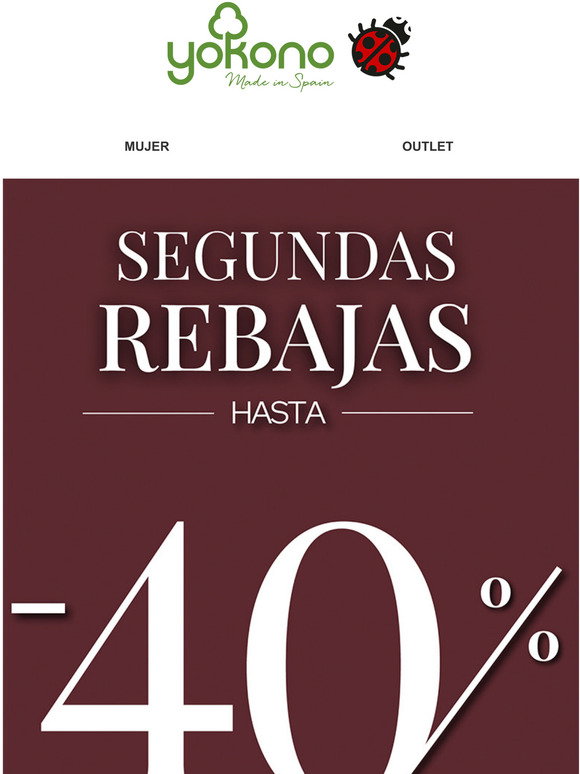 Yokono: 2as Rebajas | Ms modelos al 40% | Milled