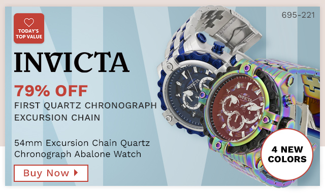 Evine invicta hot sale watches today