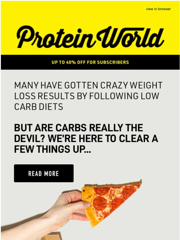 Protein World The Pros And Cons Of A Low Carb Diet Milled