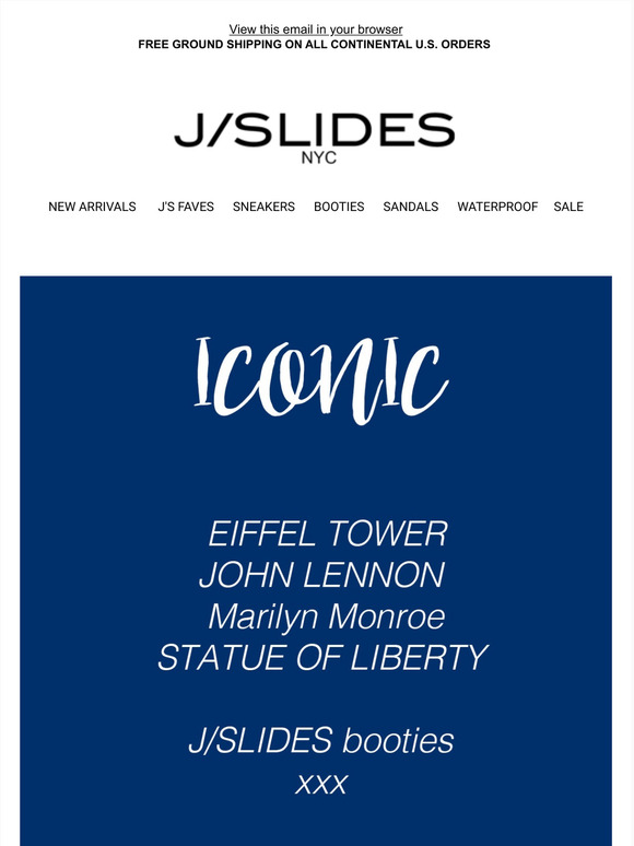 J/SLIDES Footwear What Makes an Icon? Milled