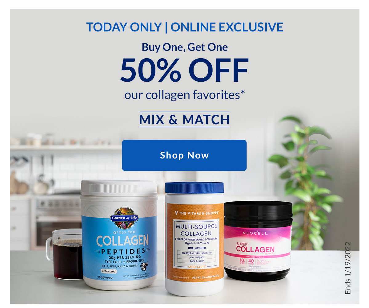Vitamin Shoppe BOGO 50 off our favorite glowups Milled