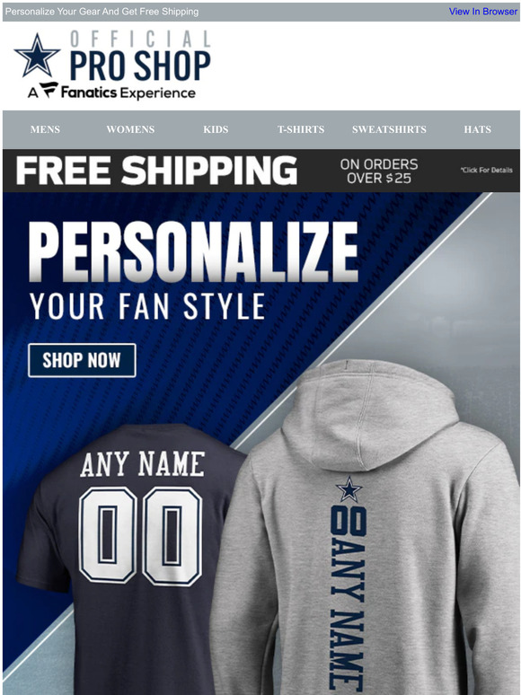 Cowboys Pro Shop on X: ⚠️ LAST CHANCE ⚠️ Take 25% OFF the