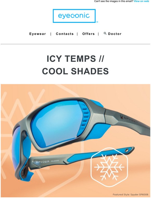 Icy temps // Cool shades 