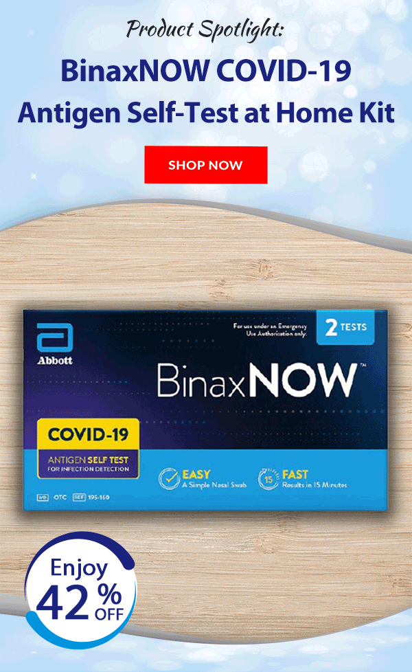 Daily Sale, Inc. 57 BinaxNOW COVID19 Antigen SelfTest at Home Kit