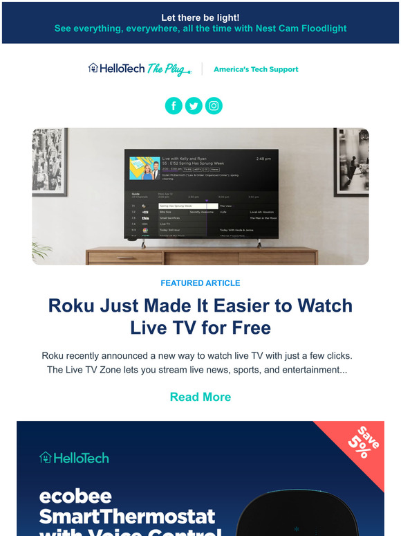 HelloTech: The Plug - Roku Adds New Shortcut To Live TV Channels | Milled