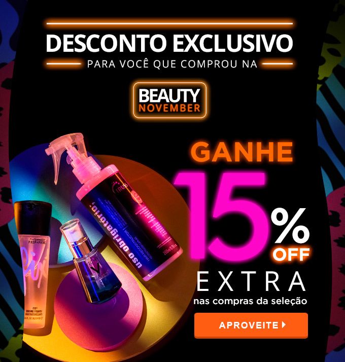 Beleza na Web: Oferta EXCLUSIVA para quem comprou na Beauty November