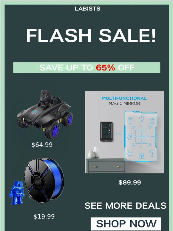 LABISTS FLASH SALE!!! SAVE UP TO 65% OFF