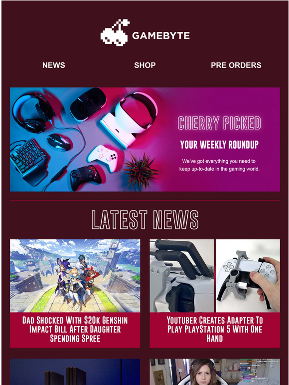 Your weekly gaming round-up