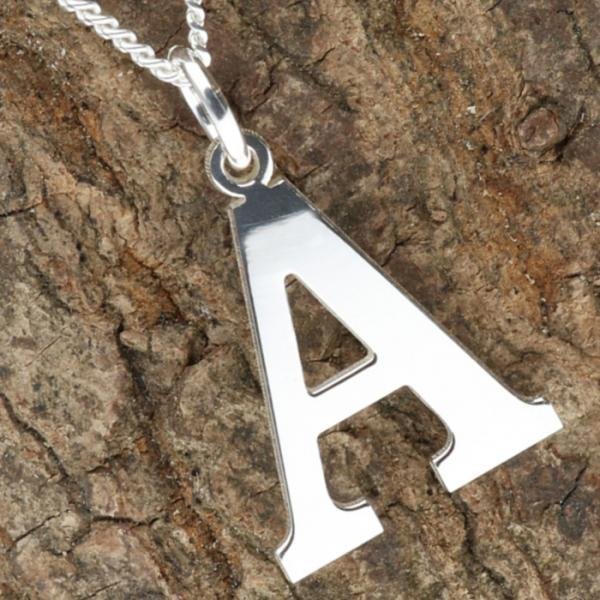 Sterling Silver Bookman Initial