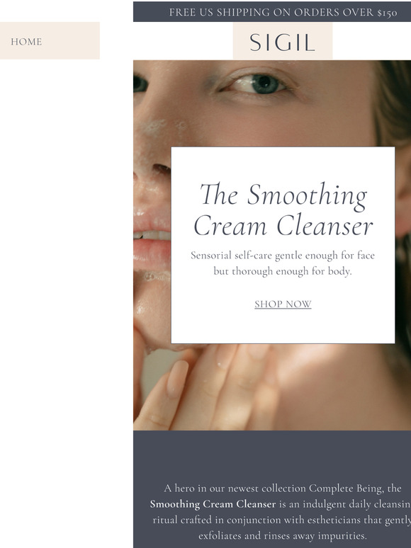 The Smoothing Cream Cleanser