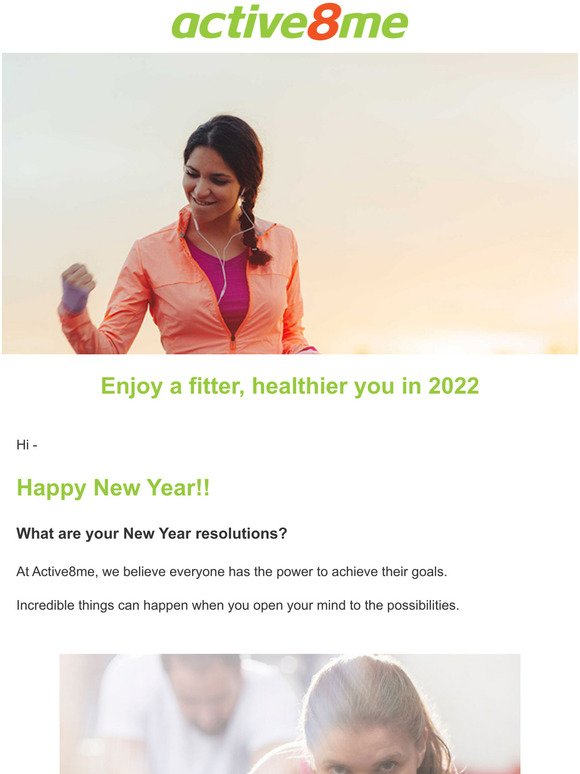 Enjoy a fitter, healthier you in 2022