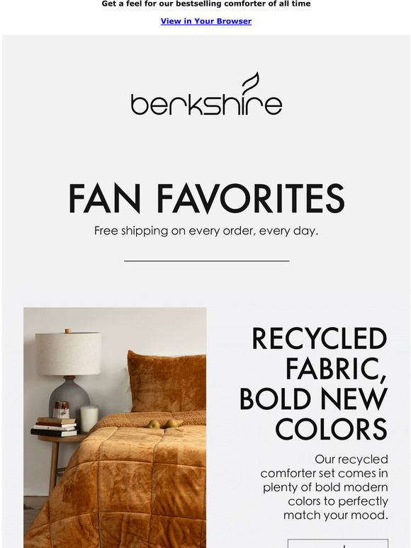 Berkshire Blanket & Home Co Weve Got You Covered The Recycled