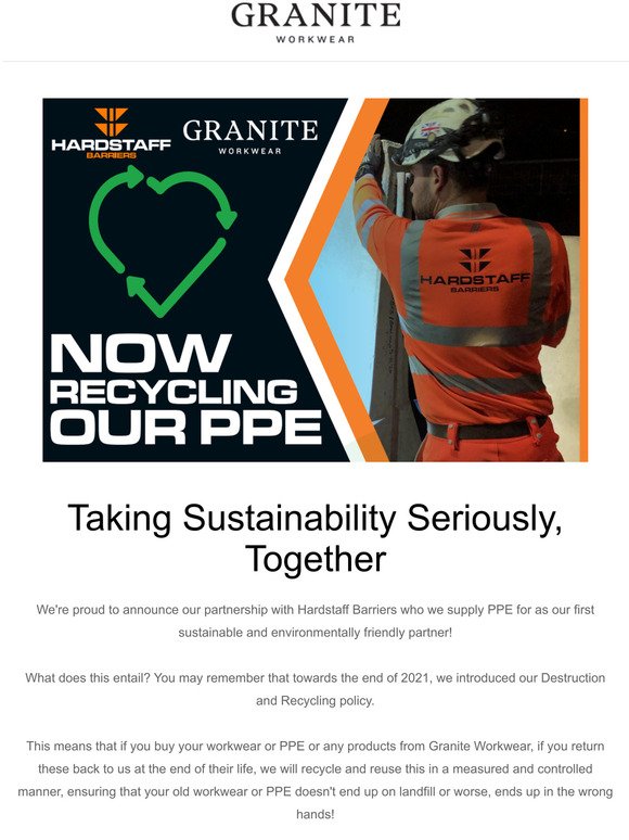 We've Teamed Up With Hardstaff Barriers To Improve Our Recycling Process!